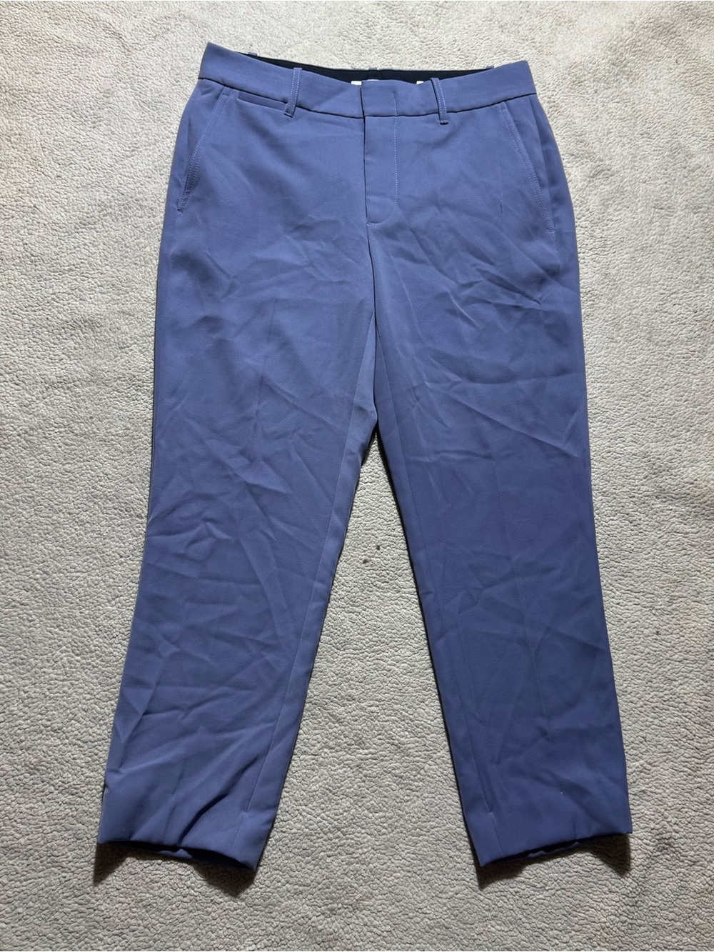 Vince Pants Womens 8 Blue Dress Slacks Mid Rise Office Wear Business Meas 31x26